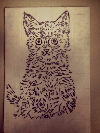 nothing like drawing that person an adorable kitty 