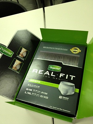 Yeah, it's adult diapers