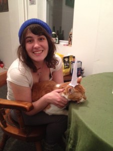 this is a cat that's completely given up on anything good or just in this world