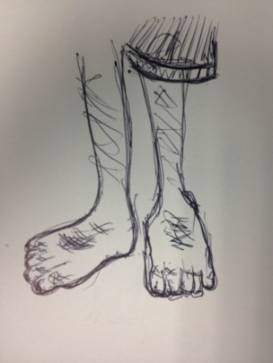 And my feet DO look like this. 